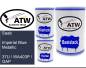 Preview: Saab, Imperial Blue Metallic, 37U / WA403P / GAP: 500ml Lackdose + 500ml Klarlack + 250ml Härter - Set, von ATW Autoteile West.